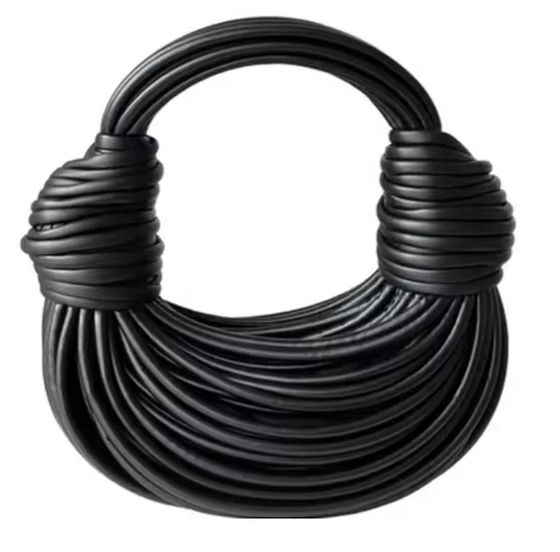 2026 Ladies New Luxury Designer Hand-Woven Noodle Knot Bag