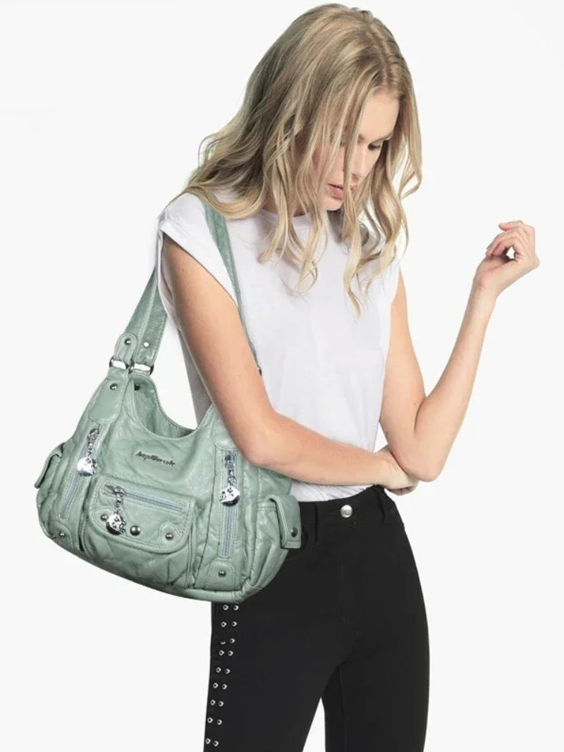  Women Bags Designer Vintage Soft Leather 