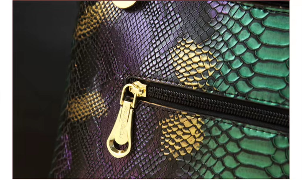 Luxury Cowhide Leather Women Handbags 
