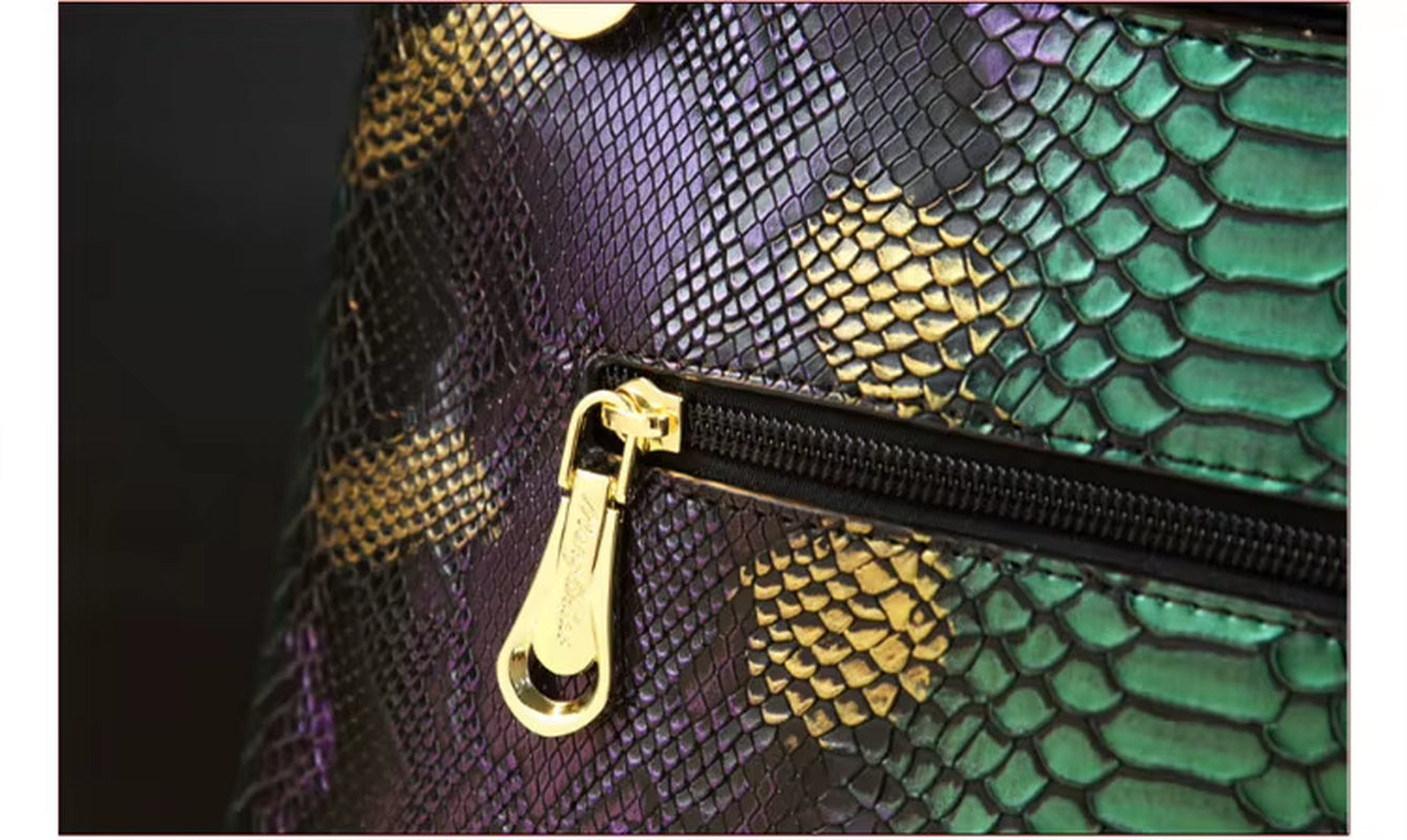 Luxury Cowhide Leather Women Handbags 