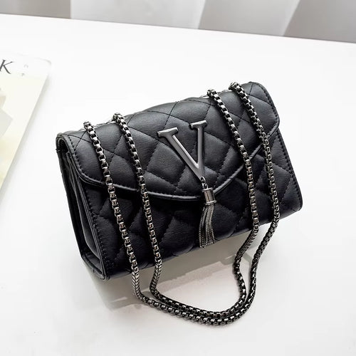 Black Luxury Purse Women Quilted Brand
