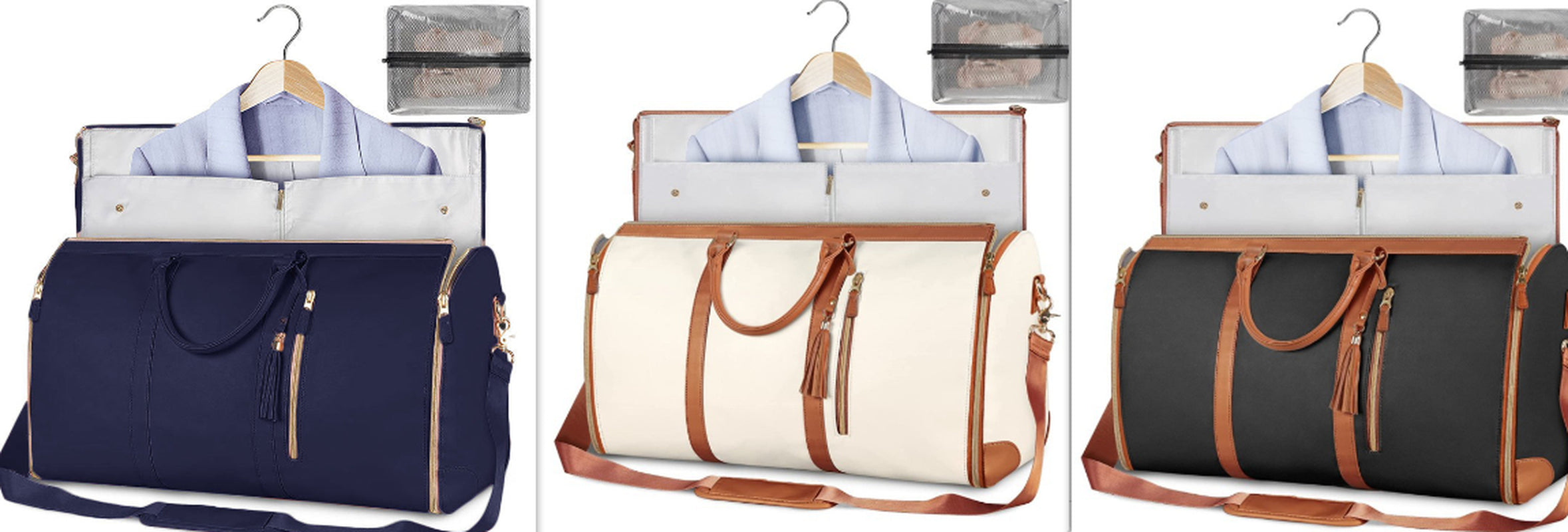 Large Capacity Travel Duffle Bag Women'S Handbag Folding Suit Bag Waterproof Clothes Totes