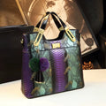 Luxury Cowhide Leather Women Handbags 