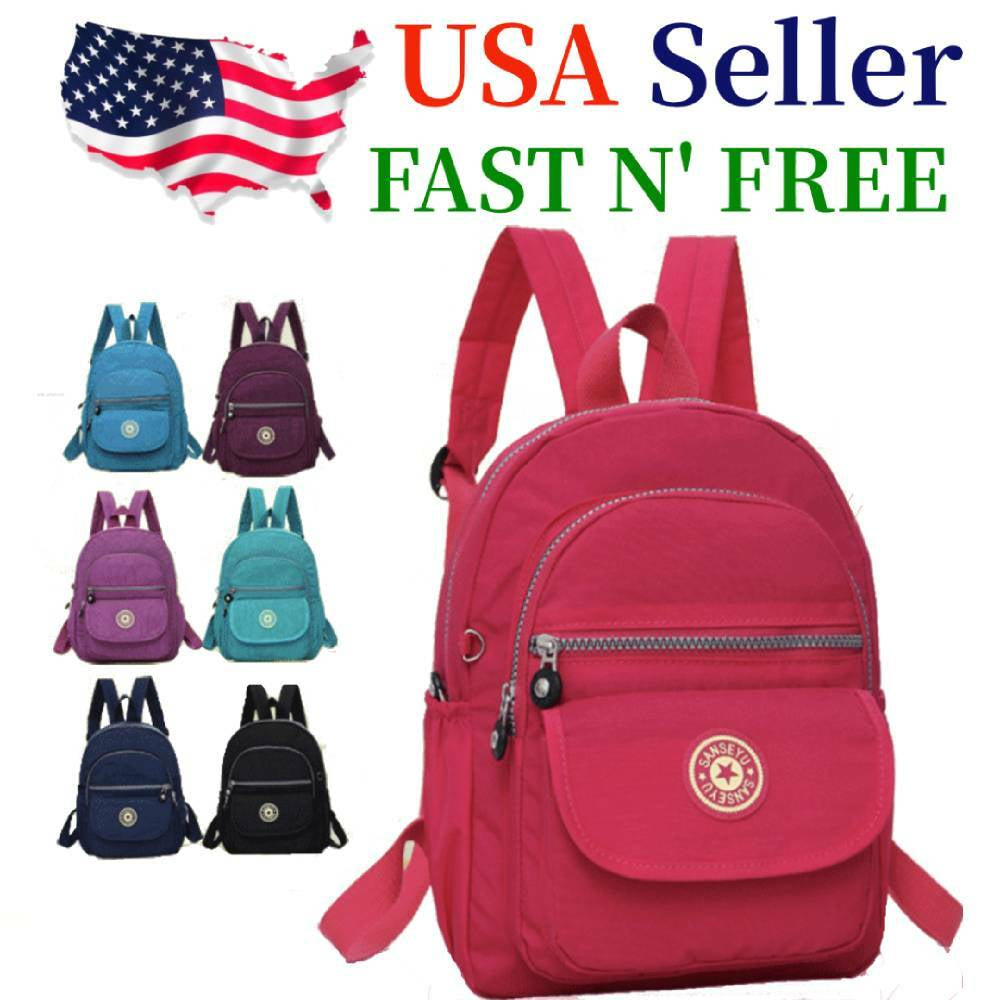 Waterproof Mini Backpack Women Small Travel Bag