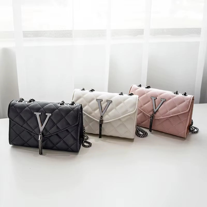 Black Luxury Purse Women Quilted Brand